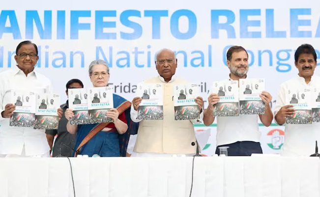 Congress releases manifesto for 2024 polls